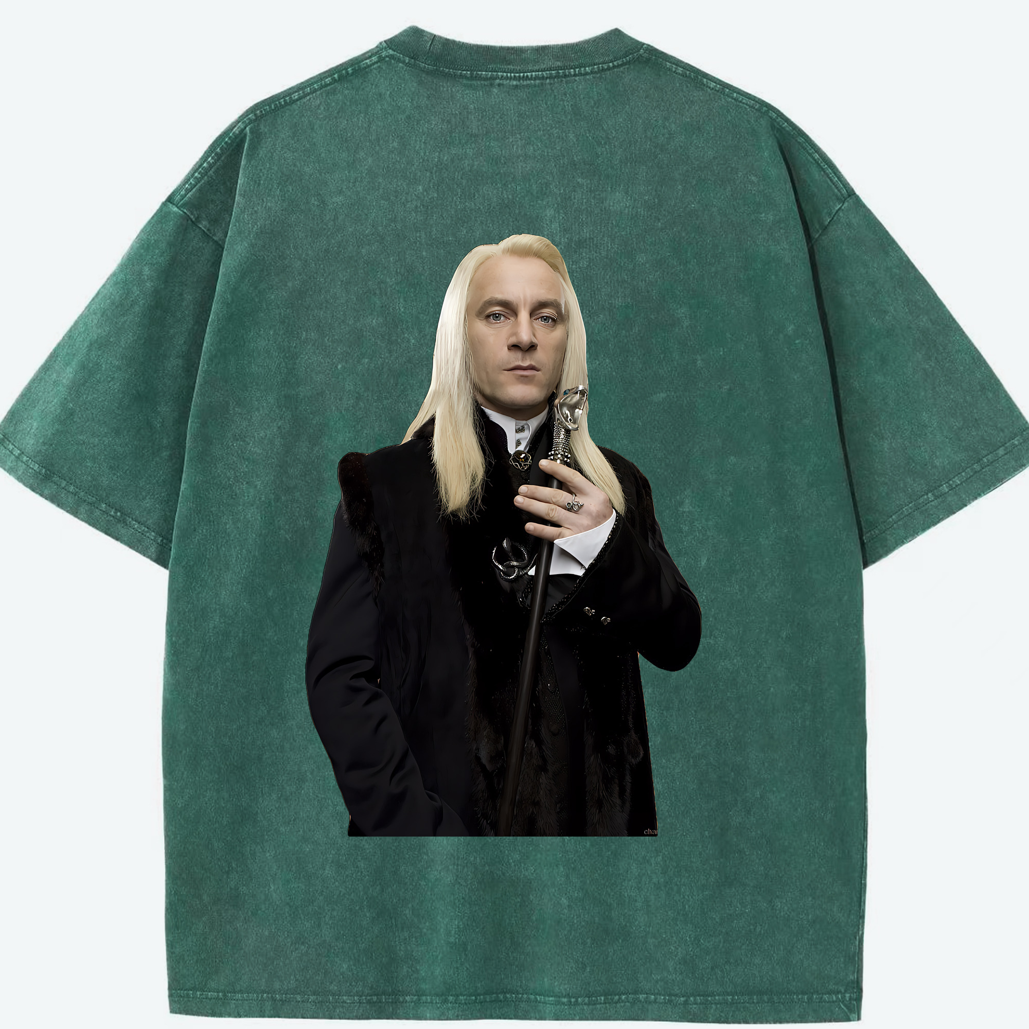 （画像用） Harry Potter ハリー・ポッターシリーズ 綿100% ヴィンテージ風 半袖Tシャツ（背面プリント）